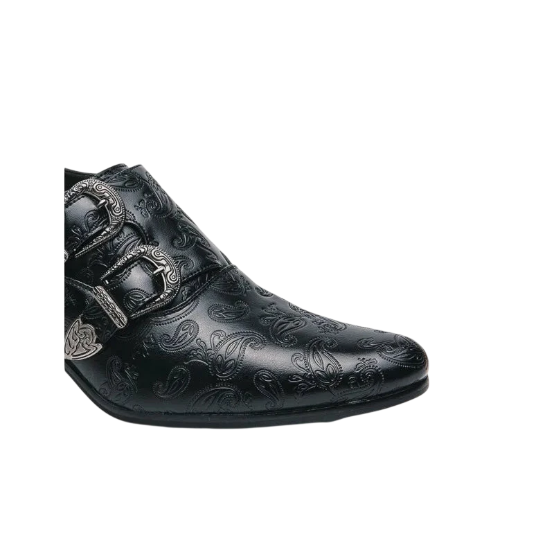 Mens Wedding Shoes Fashion Slim Fit Pointed High Heel Pullover Shoes Breathable Leather Shoes Classic Vintage Mens Dress Shoe