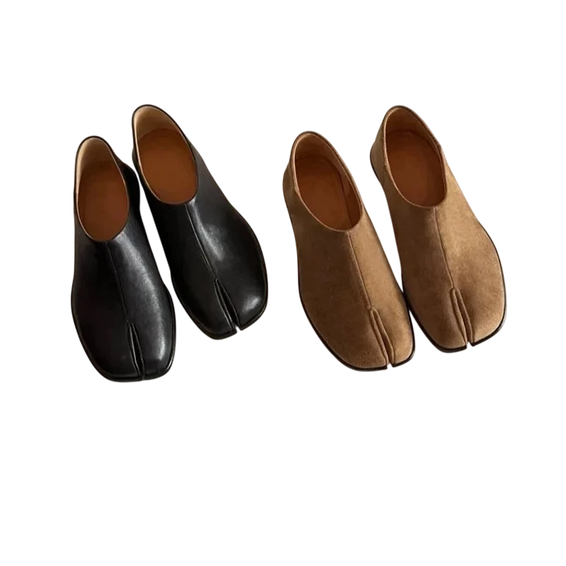 Womens Loafers Shoes Fashion Slip On Flats Shoes Casual Comfortable Black Brown Dress Shoes For Daily Wear Leather Loafers