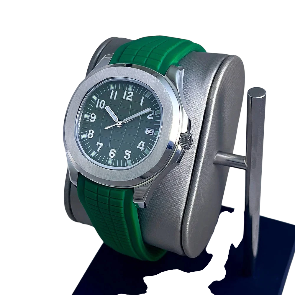 2025 New Mens Sports Watch With Rubber Strap Automatic Mechanical Nh35 Movement Waterproof Stainless Steel Wristwatch For Men