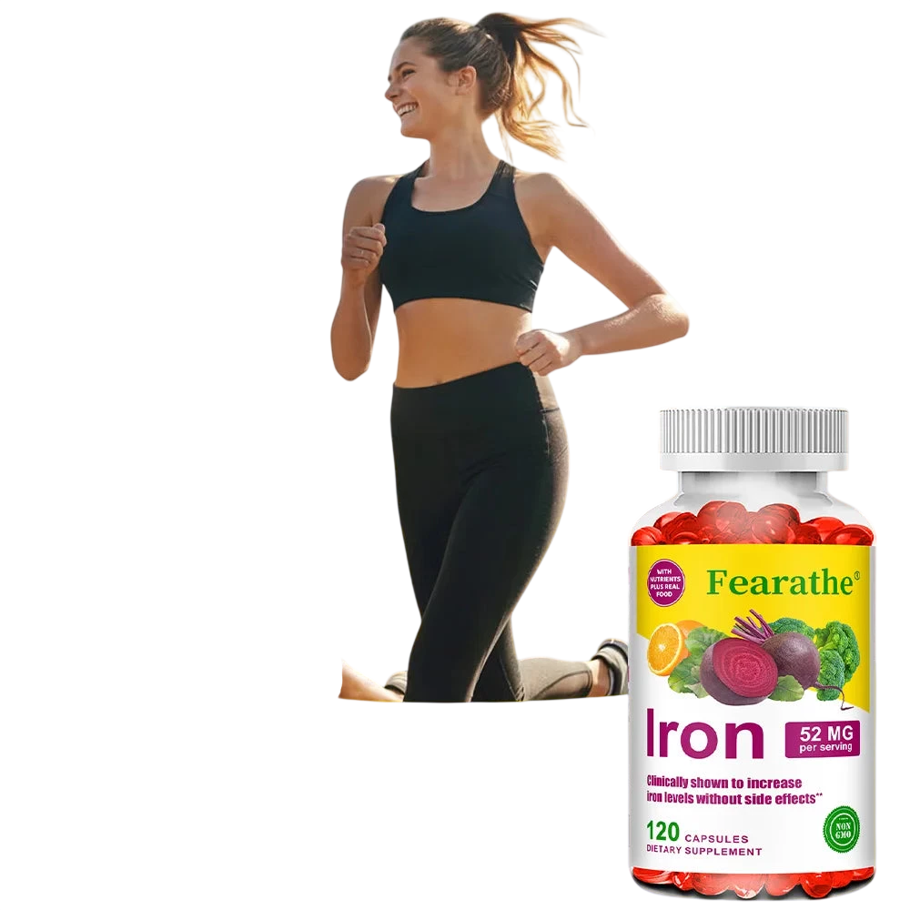 Iron And Vitamin C Supplement Boosts Energy Focus And Immune Function Supporting Red Blood Cells Improve Immunity Non Gmo