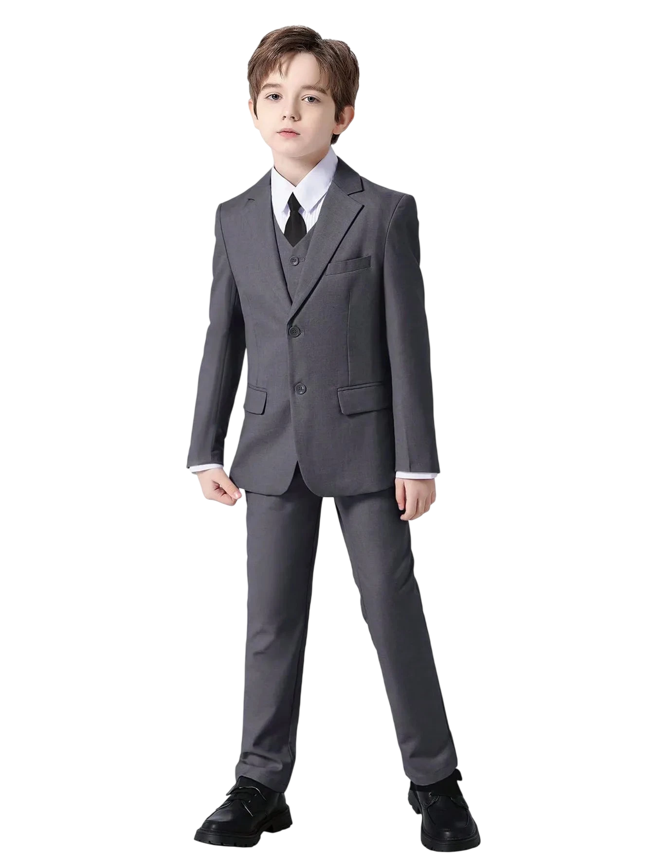 Boys Suits Colorful Formal Suits 5 Piece Slim Fit Dresswear Suit Set School Uniforms