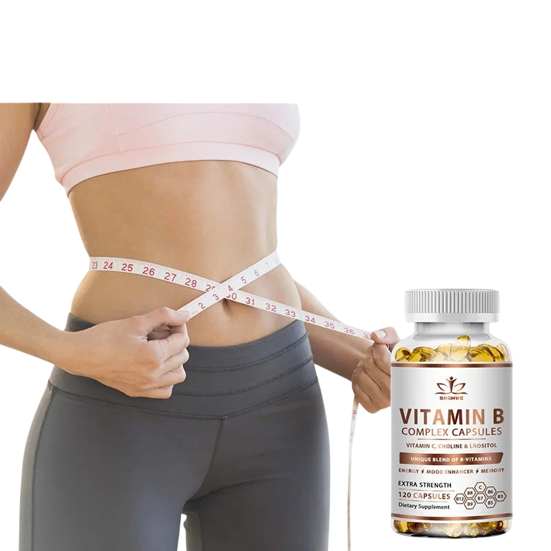 Efficient Vitamin B Complex Containing Vitamin C B1 B2 B3 B5 B6 B12 Biotin Natural Energy Complex