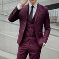 Suits Men's Fashionable Banquet Tailored Solid-color Dance Singer Trend Host Casual Wedding Banquet Dress Male Star Performance