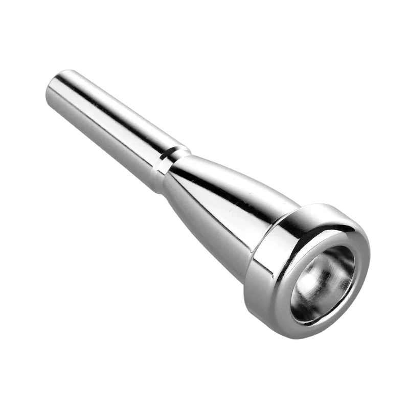 Gold Plated 7C Small Trumpet For Student Band School Beginner Trumpet Mouthpiece Musical Instrument Accessory Bullet Shaped Universal Labor Saving Mouthpiece