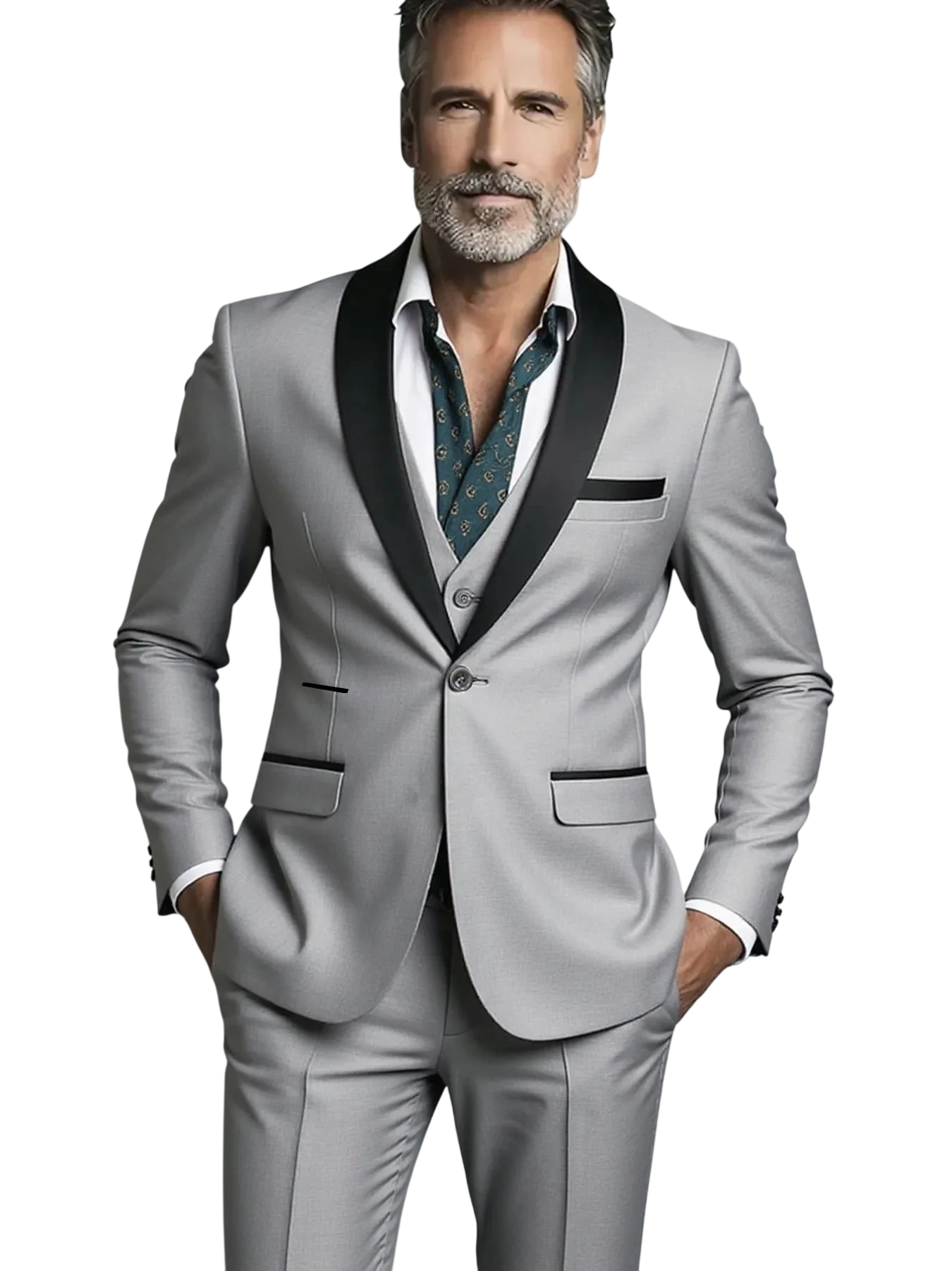 Suit Suit Vest Pants Mens Business Solid Color Fashion Slimming Work Solid Color Plus Size Formal Dress Wedding Best Men Suit