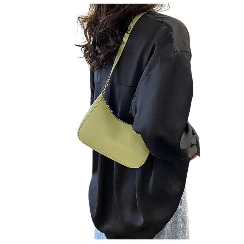 Fashionable And Trendy Solid Color Handbag Simple And New Small Square Bag Stylish And High Quality Single Shoulder Armpit Bag
