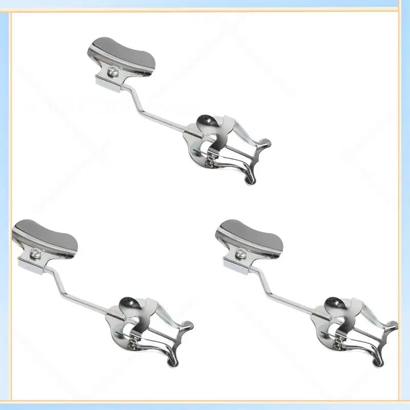-A60I 3X Trumpet Sheet Music Clip Lyre Sheet Music Clamp-On Holder Metal Plating For Trumpet Trombone Tool