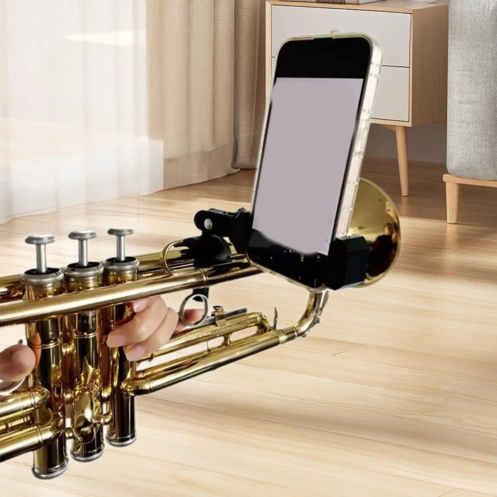 Marching Band Music Lyre Phone Holder Easily Read Pdf Sheet for Trumpet Oboe