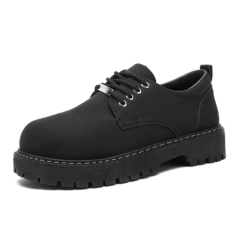 Spring Autumn Men's Business Dress Shoes Black Casual Simple Comfortable Anti Slip Wear Resistant Round Head Men's Shoes