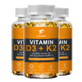 Vitamin D3 K2 Capsule 20 000 Iu Vitamin D3 Promotes Strong Bones Calcium Absorption Teeth Heart Cardiovascular Health
