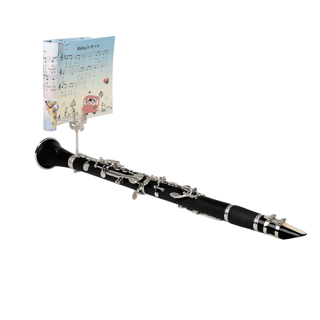 Irin Saxophone Sheet Music Stand Marching Sheet Music Lyre Clip Portable Metal Stand For Alto Tenor Sax Trumpet Clarinet Horn