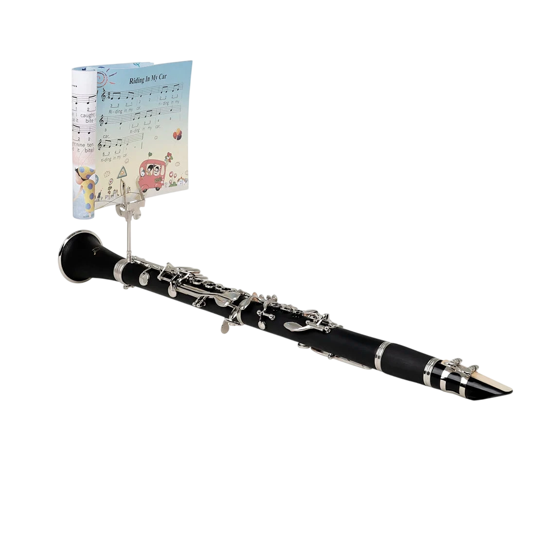 Irin Saxophone Sheet Music Stand Marching Sheet Music Lyre Clip Portable Metal Stand For Alto Tenor Sax Trumpet Clarinet Horn
