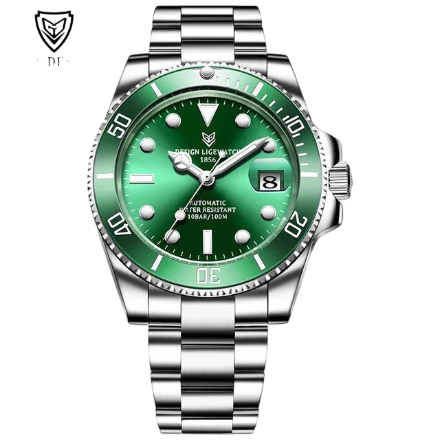 Lige New Fashion Mens Mechanical Wristwatches Business Watch Men Waterproof Sport Automatic Watch For Men Relogios Masculino