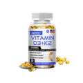 Vitamin D3 K2 Capsules Helps Regulate Calcium Metabolism And Supports Teeth Bones Heart Health Joint Health And Immunity