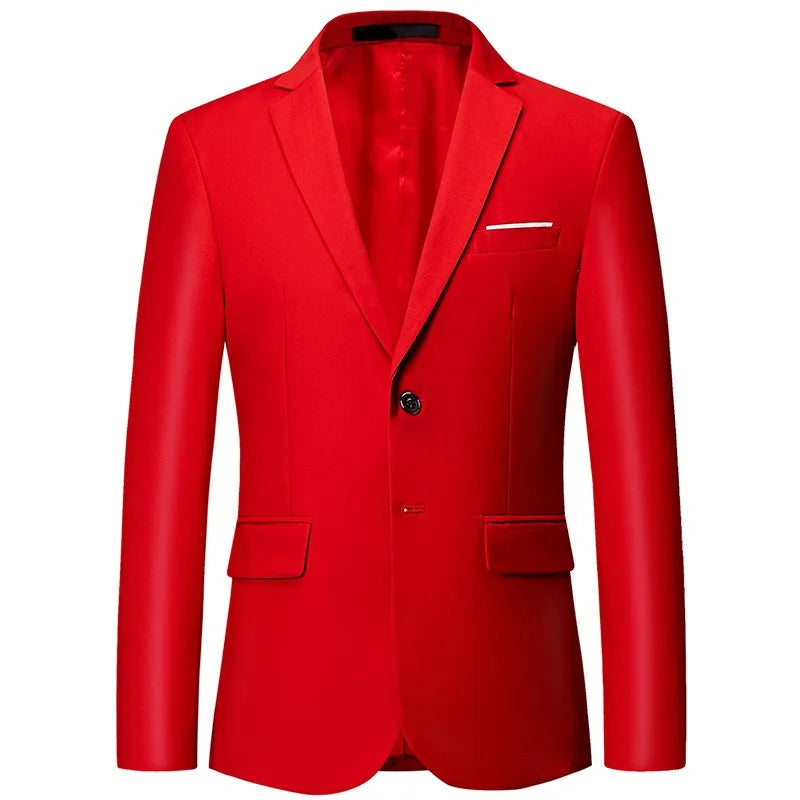 Men 3pcs/set Suits Slim Fit 2 Buttons Blazer Formal Business Jackets Korean Style Suit Vest Groom Wedding Prom Dinner Waistcoats