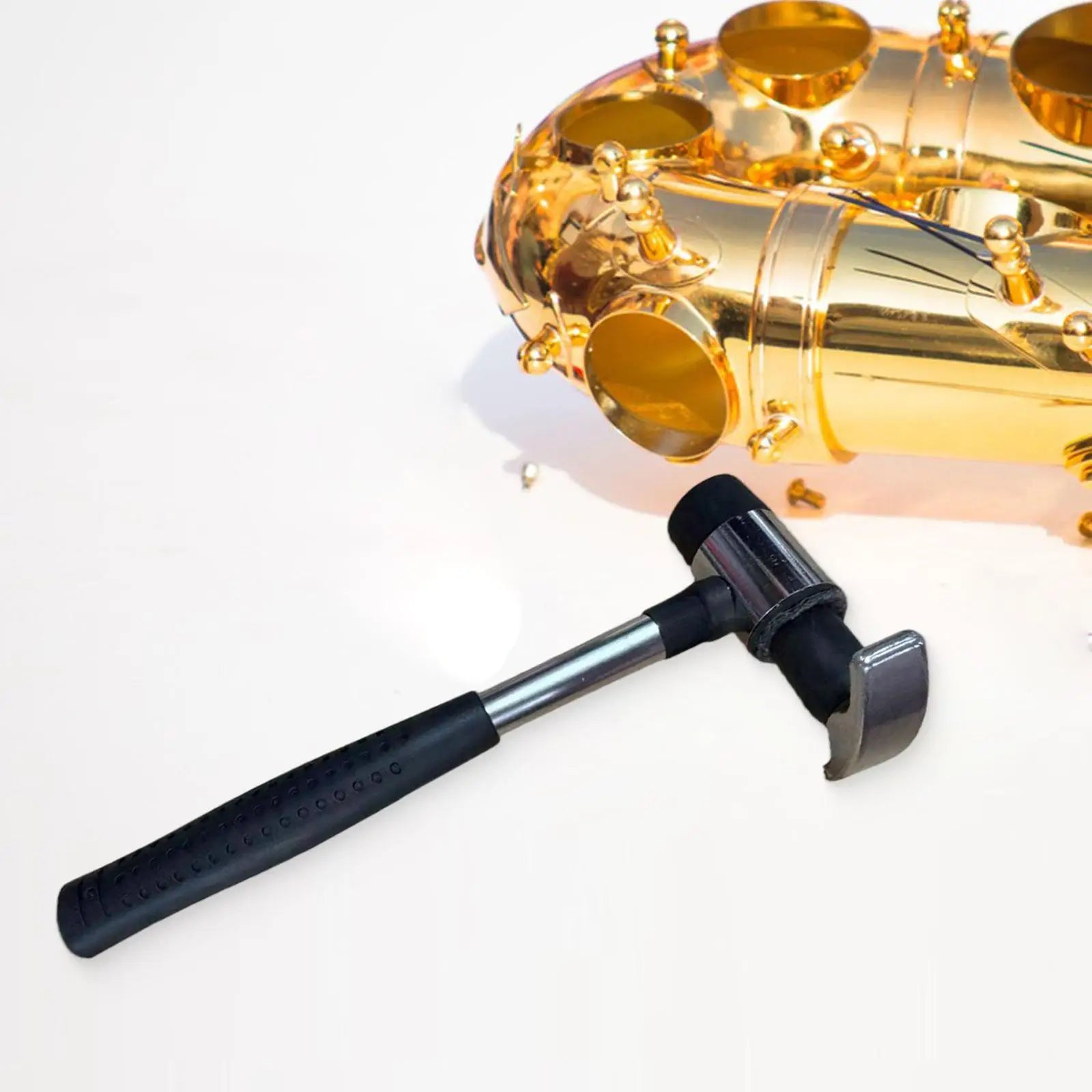Professional Brass Instrument Hammer Compact Metal Dent Remover Precision Repair Tool for Trumpet Trombone Tuba Use