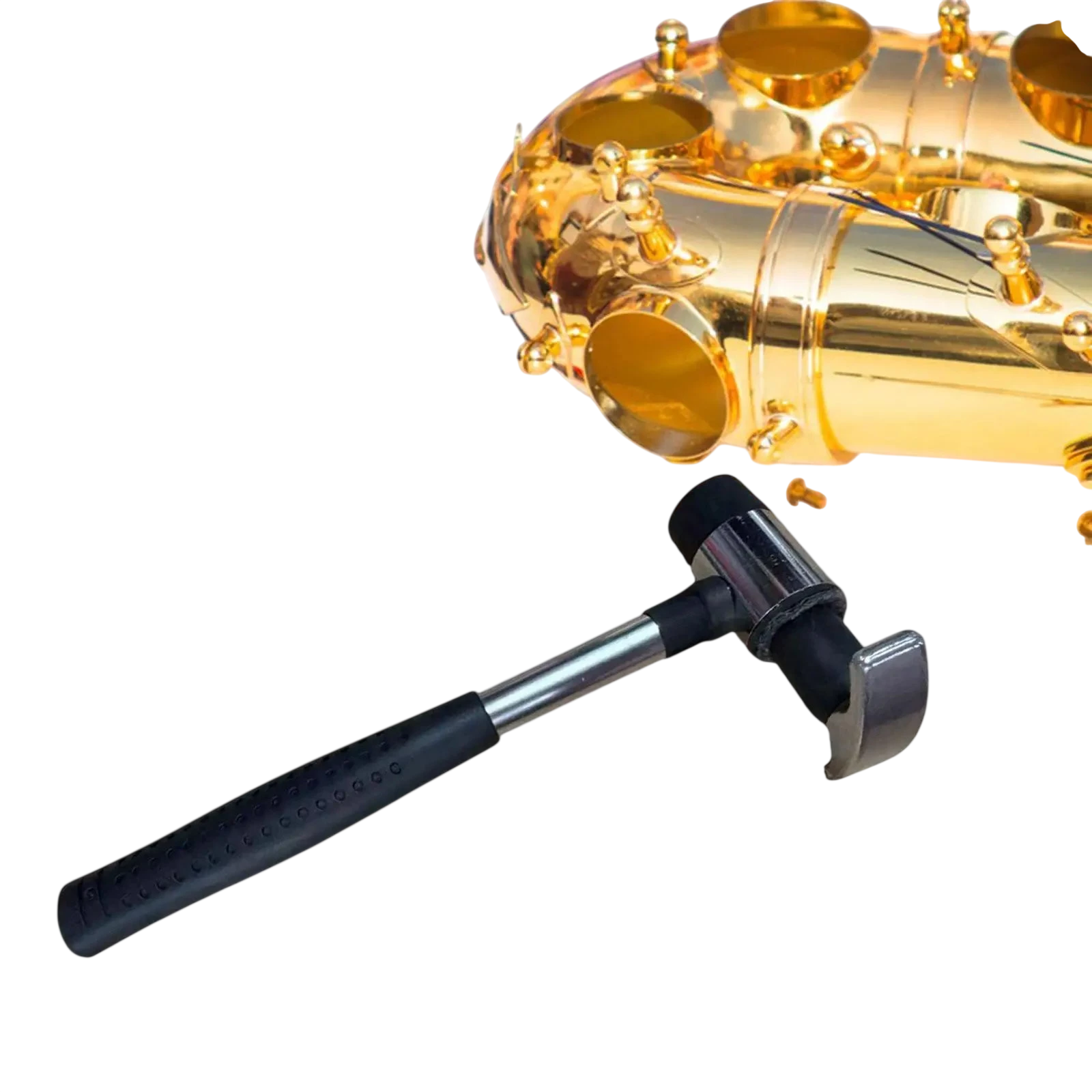 Professional Brass Instrument Hammer Compact Metal Dent Remover Precision Repair Tool For Trumpet Trombone Tuba Use