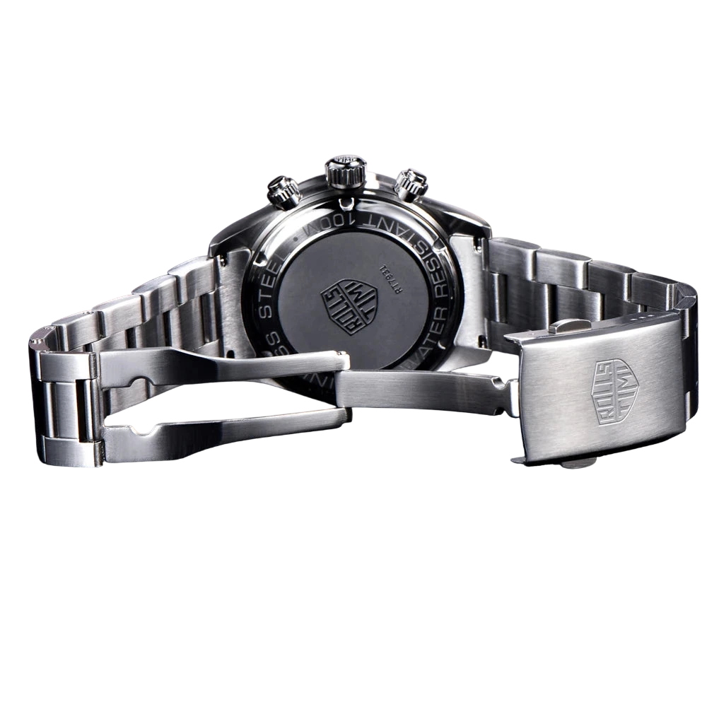 Mens Watch 2026 New Rollstimi Luxury Luminous Quartz Watches For Man Gift Waterproof Stainless Steel Chronograph Man Clocks