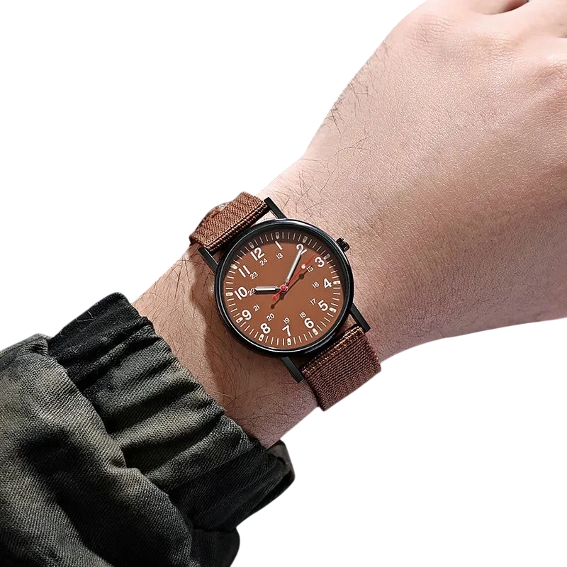2023 Fashion Men Watches Luxury Brand Fashion Mens Quartz Watch Luminous Hands Male Clock Big Dial Waterproof Man Wristwatch
