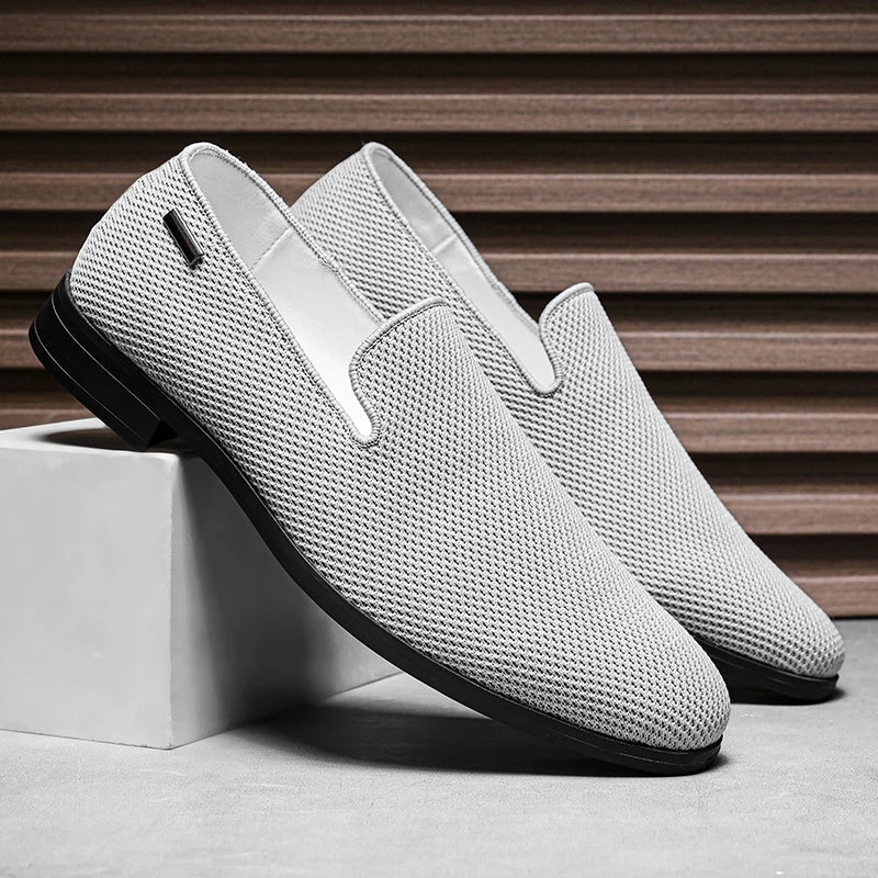 Stylish Men Wedding Shoe 2026 New Male Handmade Loafers Classic Men Dress Shoes Casual Luxury Brand Slip on Designer Moccasins