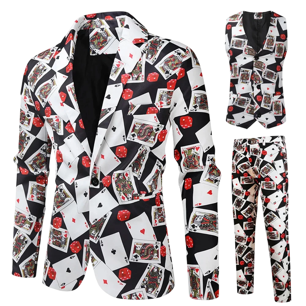 Mens Luxury Suit 3 Piece Fashion Business Party Mens Paisley Formal Suits Sets Jacket Vest Pants Slim Fit Dress Men Clothing