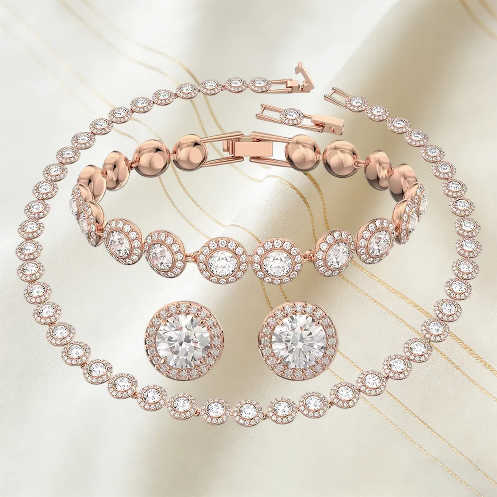 2026 Elegant Charming Jewelry, Inlaid with Sparkling Zirconia for Daily Wear & Special Occasions, Add Sparkle To Your Look