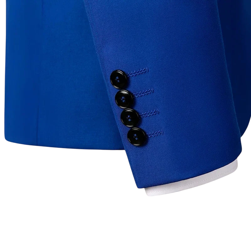 Purple Mens Suit Suit Suit And Vest Plus Pants Fashionable And Casual Two Button Three Piece Suit 16Colors Asian Size M 6Xl