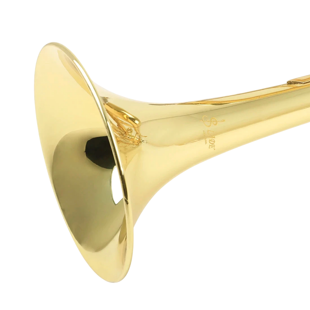 Slade Trumpet Bb B Flat Brass Material Trumpet Professional Musical Instrument With Case Mouthpiece Gloves Cleaning Cloth Strap