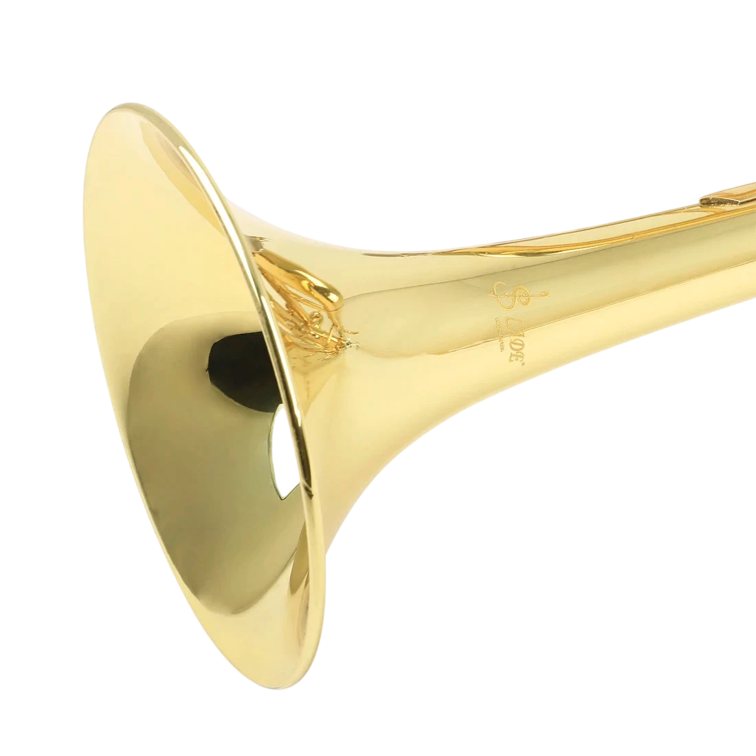 Slade Trumpet Bb B Flat Brass Material Trumpet Professional Musical Instrument With Case Mouthpiece Gloves Cleaning Cloth Strap