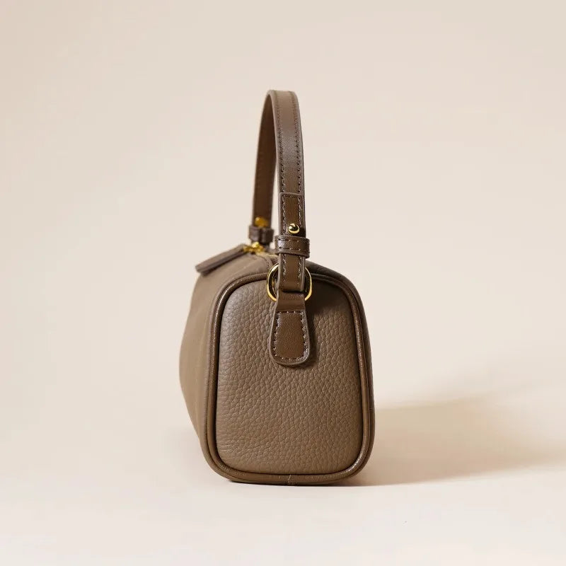 women's handbag simple and elegant crossbody bag first layer cowhide trendy versatile underarm bag for women