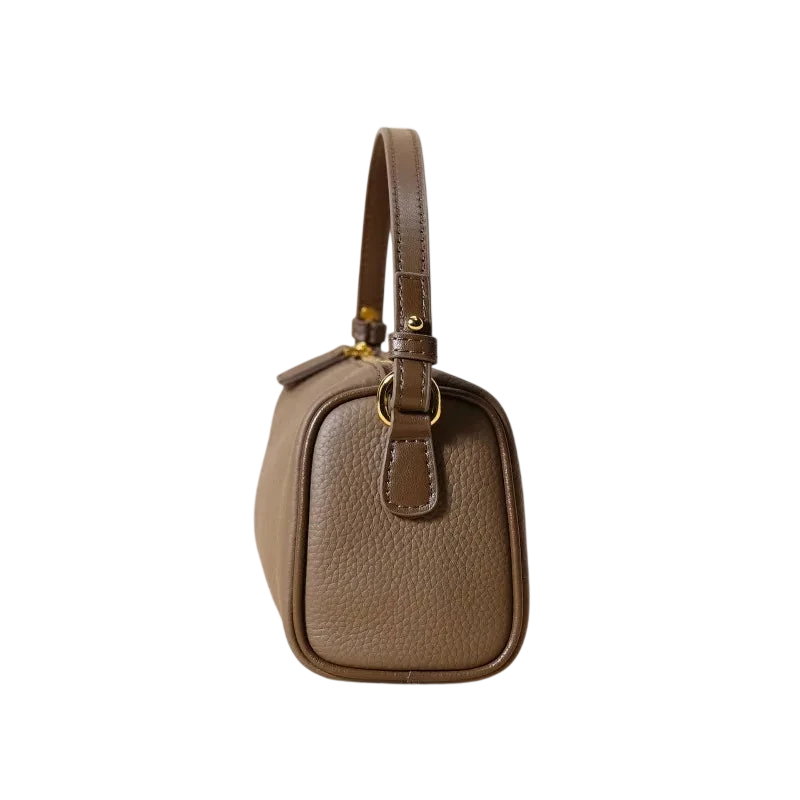 Womens Handbag Simple And Elegant Crossbody Bag First Layer Cowhide Trendy Versatile Underarm Bag For Women