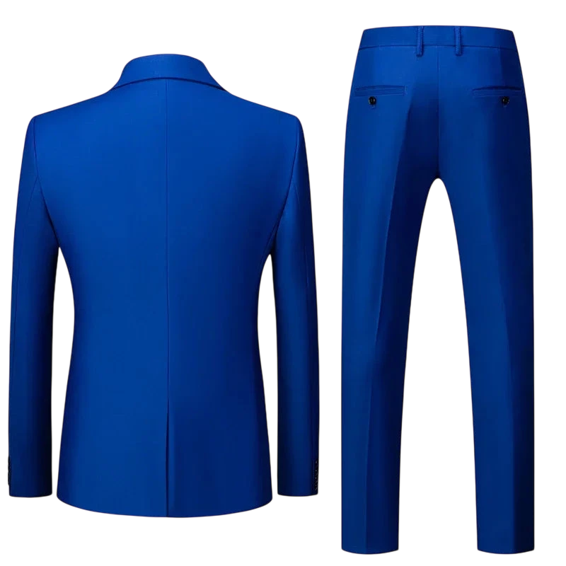 Purple Mens Suit Suit Suit And Vest Plus Pants Fashionable And Casual Two Button Three Piece Suit 16Colors Asian Size M 6Xl