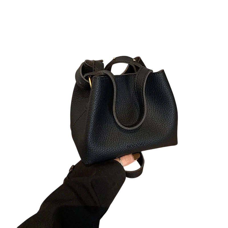 Handheld Bucket Bag Womens Fashionable Small Handbag Outdoor Commuting Crossbody Bag