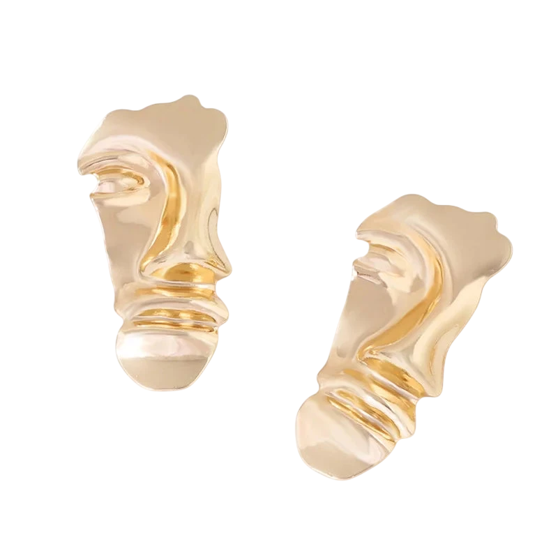 Light Luxury Unique And Cool Style Creative Design Irresistible Temperament Facial Mask Jewelry Set