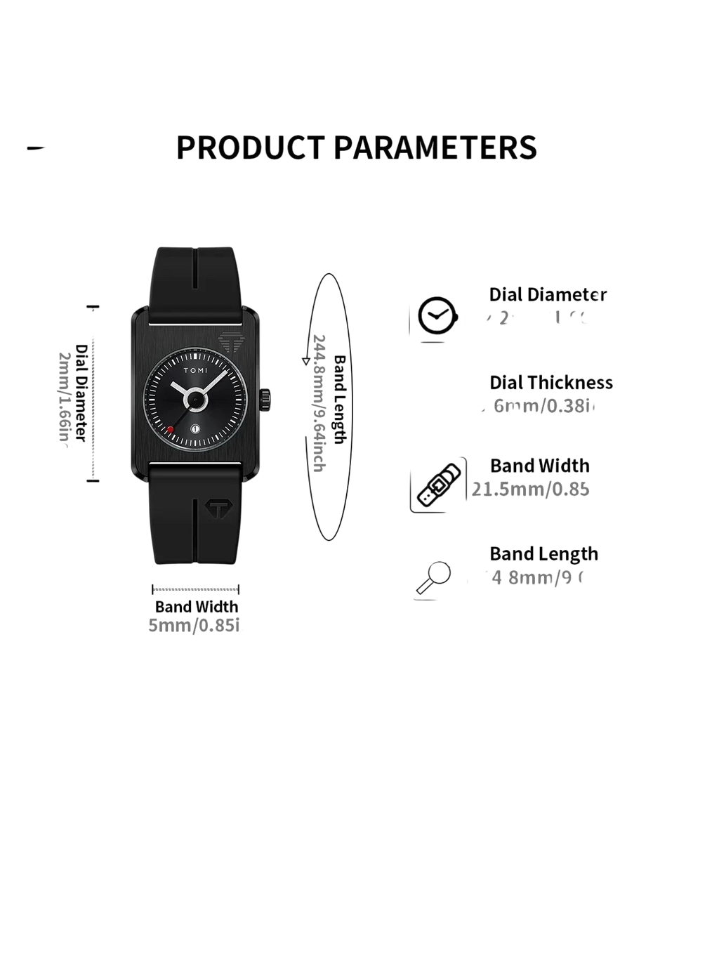 Mens Fashion Watches Quartz Watches Square Small Dial Wrist Watches Magnetic Buckle Watches Simple Leisure Watches