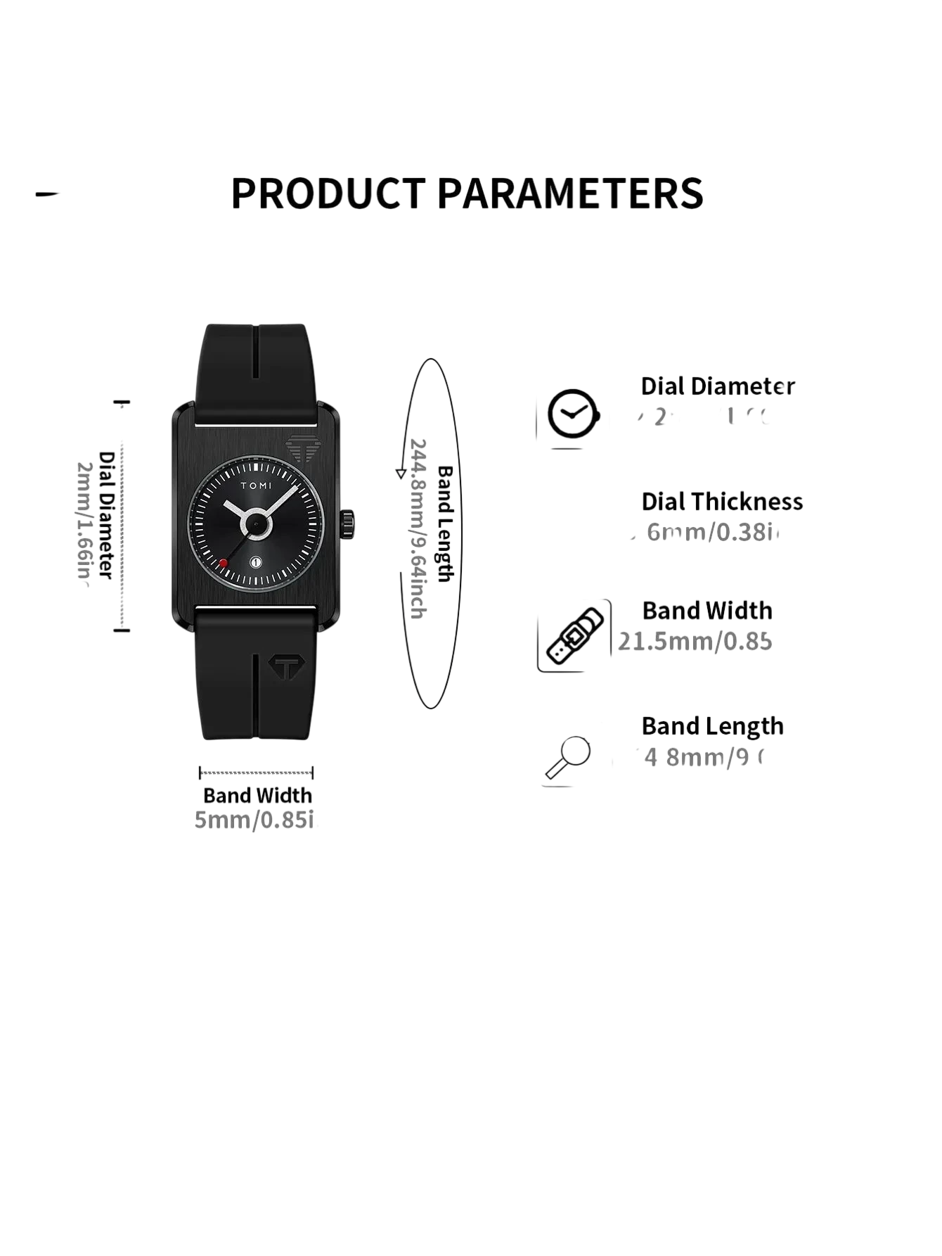 Mens Fashion Watches Quartz Watches Square Small Dial Wrist Watches Magnetic Buckle Watches Simple Leisure Watches