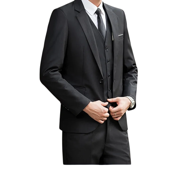 Suits Mens Fashionable Banquet Tailored Solid Color Dance Singer Trend Host Casual Wedding Banquet Dress Male Star Performance