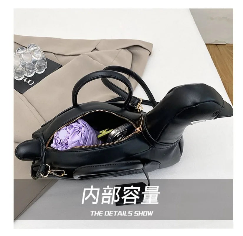Funky & Cute Irregular Women's Handbag Versatile for Commute Travel Shoulder Crossbody Use Stand Out with This Unique-shaped Bag