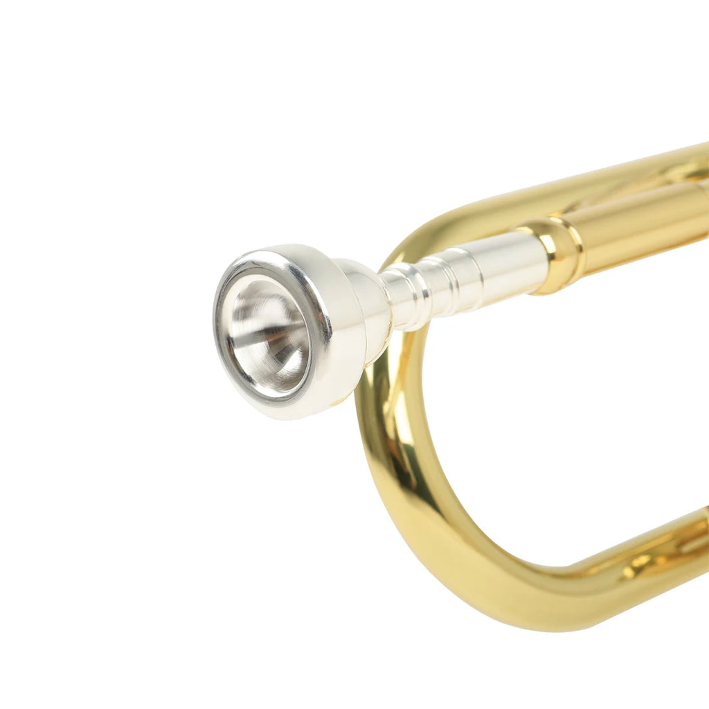 SLADE Trumpet Bb B Flat Brass Material Trumpet Professional Musical Instrument With Case Mouthpiece Gloves Cleaning Cloth Strap