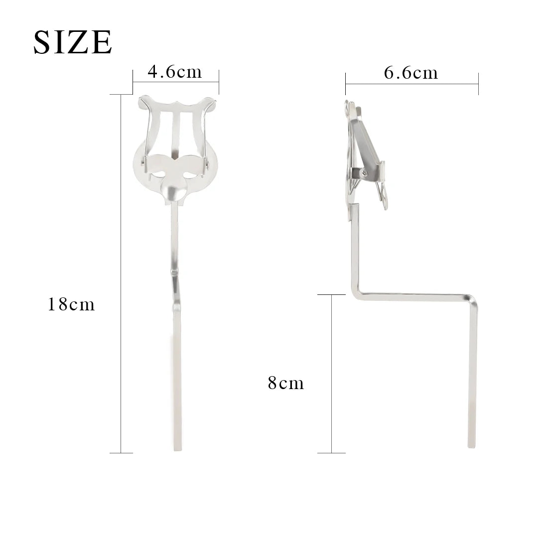 Music Stand Clarinet /Trumpet /Flute /Alto Saxophone  Portable Marching Sheet Music Stands Musical Instruments Accessories