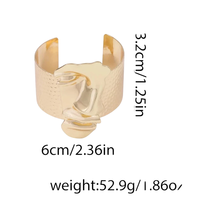 Light Luxury Unique And Cool Style Creative Design Irresistible Temperament Facial Mask Jewelry Set