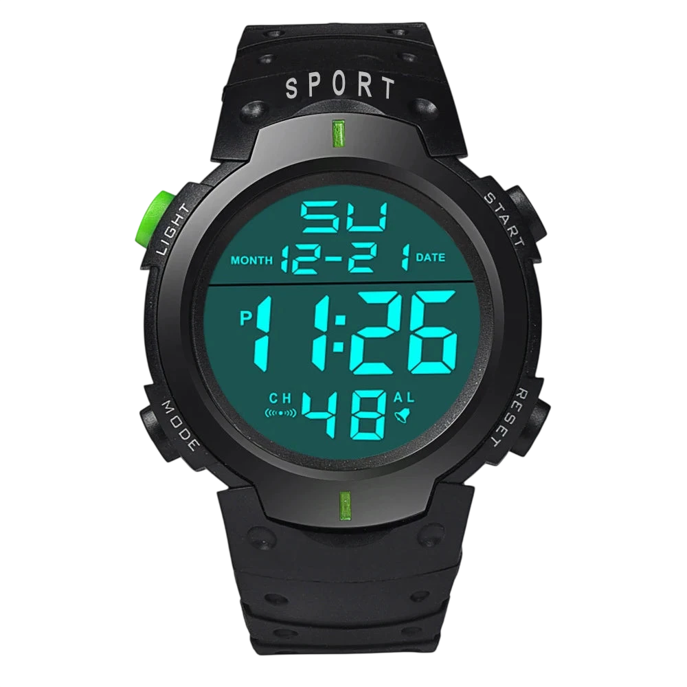 Men Electronic Watch Sports Watches For Men Waterproof Luminous Multifunction Outdoor Fitness Large Screen Electronic Wristwatch