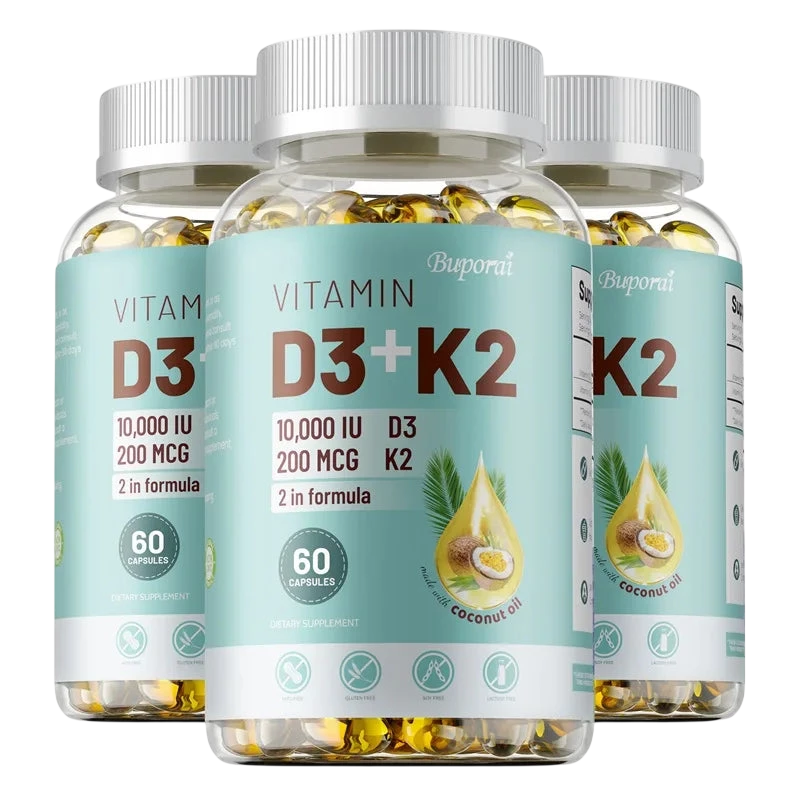 Vitamin D3 K2 Nerve Muscle Heart Bone And Dental Health Immune System Health