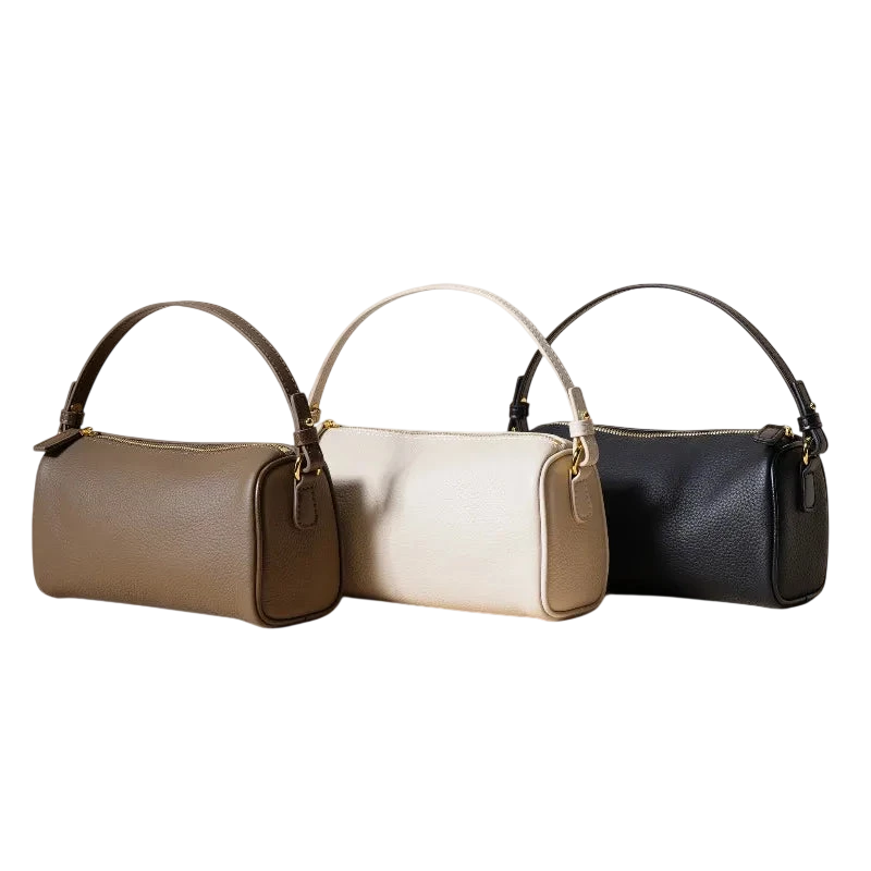 Womens Handbag Simple And Elegant Crossbody Bag First Layer Cowhide Trendy Versatile Underarm Bag For Women