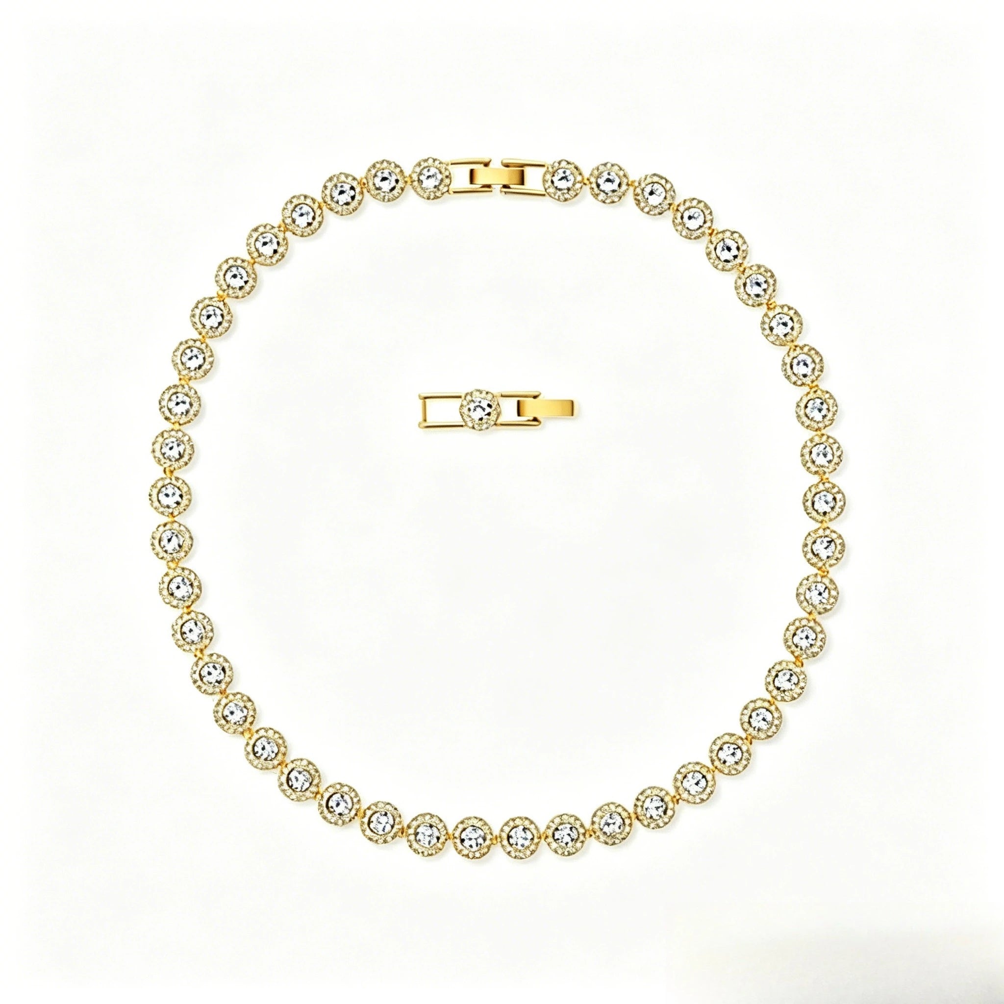 2026  Round Jewelry Set, Unique Earrings,Bracelet,Necklace, For Daily, Party, And Banquet Decor