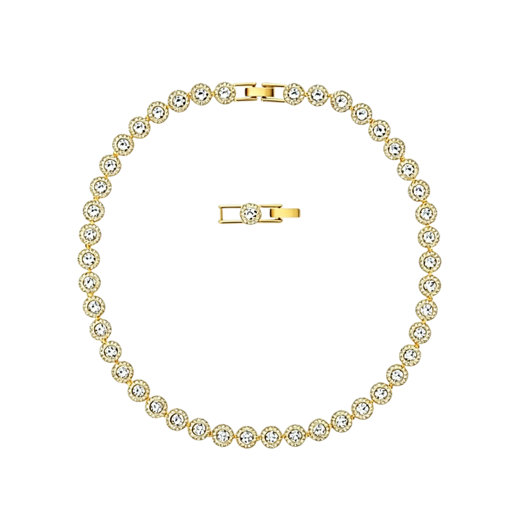 2026 Round Jewelry Set Unique Earrings Bracelet Necklace For Daily Party And Banquet Decor