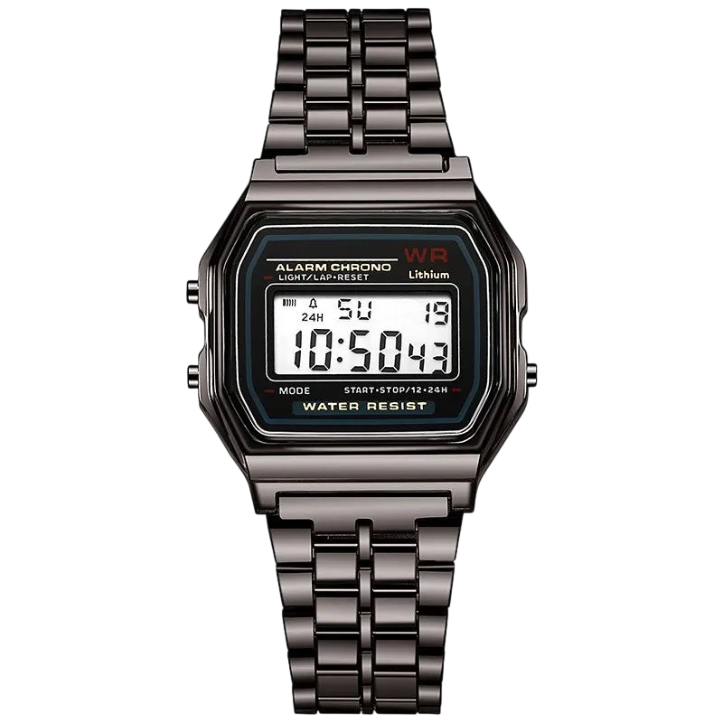 Luxury Rose Gold Women Watches Electronic Digital Display Retro Style Clock Mens Relogio Masculin Reloj Hombre Homme