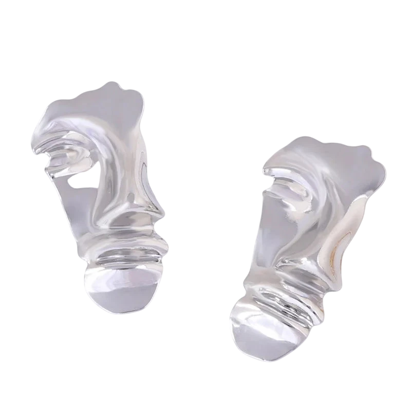 Light Luxury Unique And Cool Style Creative Design Irresistible Temperament Facial Mask Jewelry Set