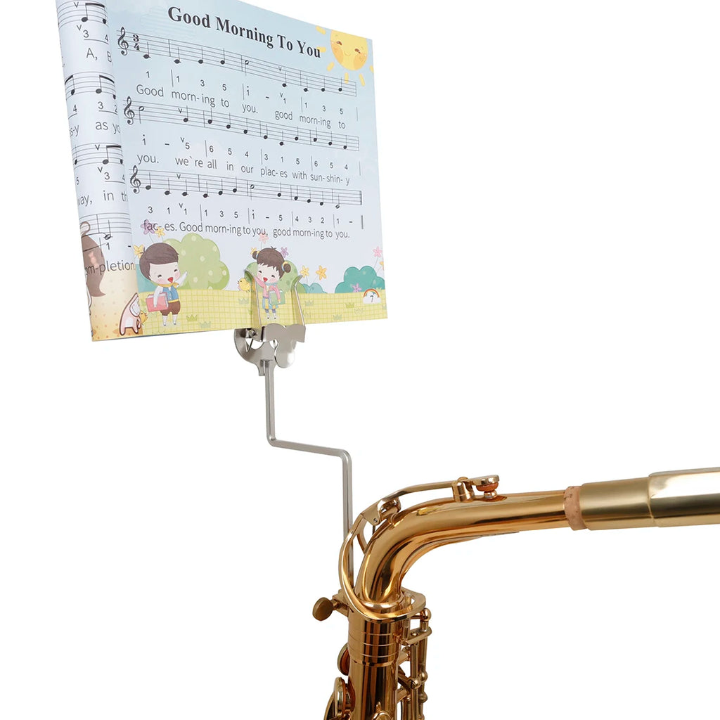 Music Stand Clarinet Tenor Horn Trumpets Alto Sax Wind Instrument Portable Sheet Music Stand Strong Spring Instrument Parts