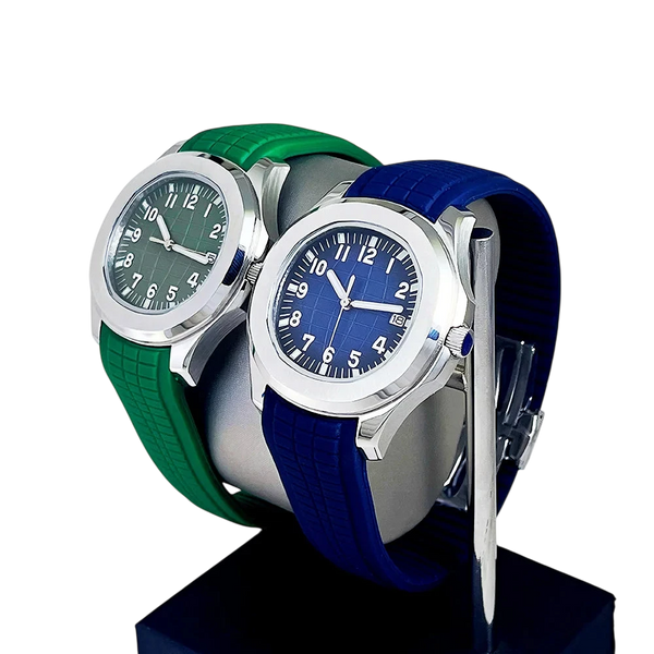 2025 New men's sports watch with rubber strap, automatic mechanical NH35 movement, waterproof stainless steel wristwatch for men